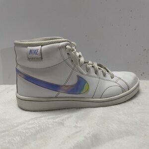 Womens Nike Court Royale 2 Mid White/Multi Basketball Sneakers DD9670-100 Size 8